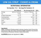 Fit Cuisine Low-Cal Syrup | Cookies & Cream - 425 мл