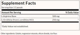 L-Arginine & L-Ornithine - 100 капсули