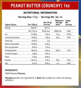 Fit Cuisine 100% Peanut Butter - Crunchy - 350 грама