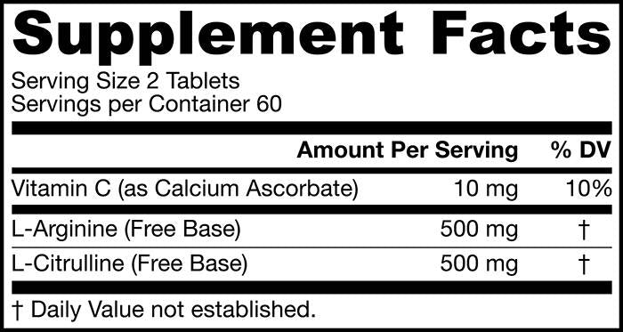 Arginine-Citrulline Sustain - 120 Таблетки