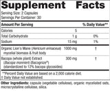 Cognition Mushroom Complex | με Lion's Mane &amp; Bacopa - 60 κάψουλες