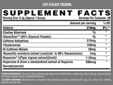 Lipo 6 Black Training / Pre-Workout - 264 γραμμάρια