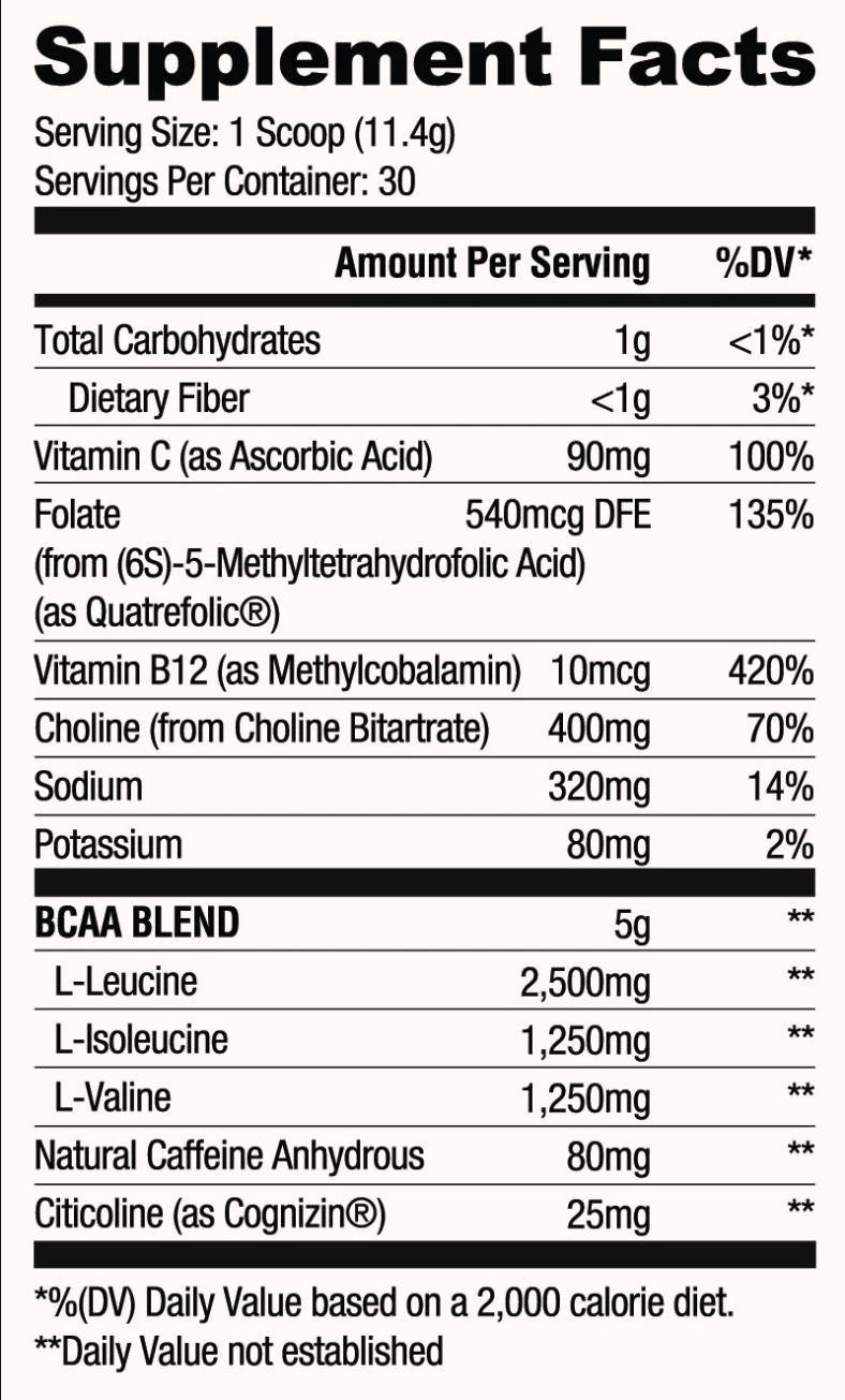 BCAA Focus | with Caffeine &amp; Choline 333 грама