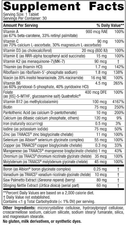 Multivitamină pentru bărbați One Daily - 30 tablete