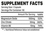 ΖΜΑ | Ψευδάργυρος, Μαγνήσιο &amp; Β6 - 90 κάψουλες