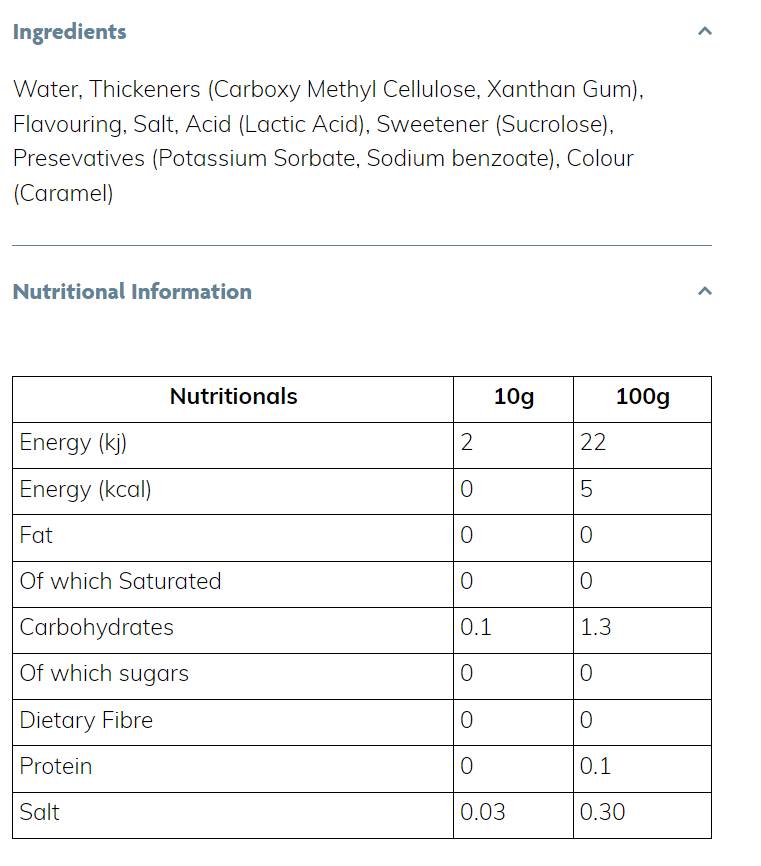 Σιρόπι Skinny | Αλατισμένη καραμέλα βανίλια - 425 ml