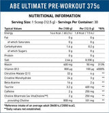 ABE - All Black Everything | Ultimate Pre-Workout - 375 грама