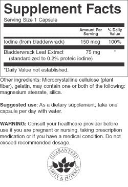 Bladderwrack 500 mg 60 κάψουλες