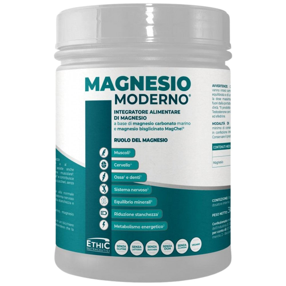 Magnesio Moderno | with Marine Magnesium Carbonate & Magnesium Bisglycinate - 300 грама