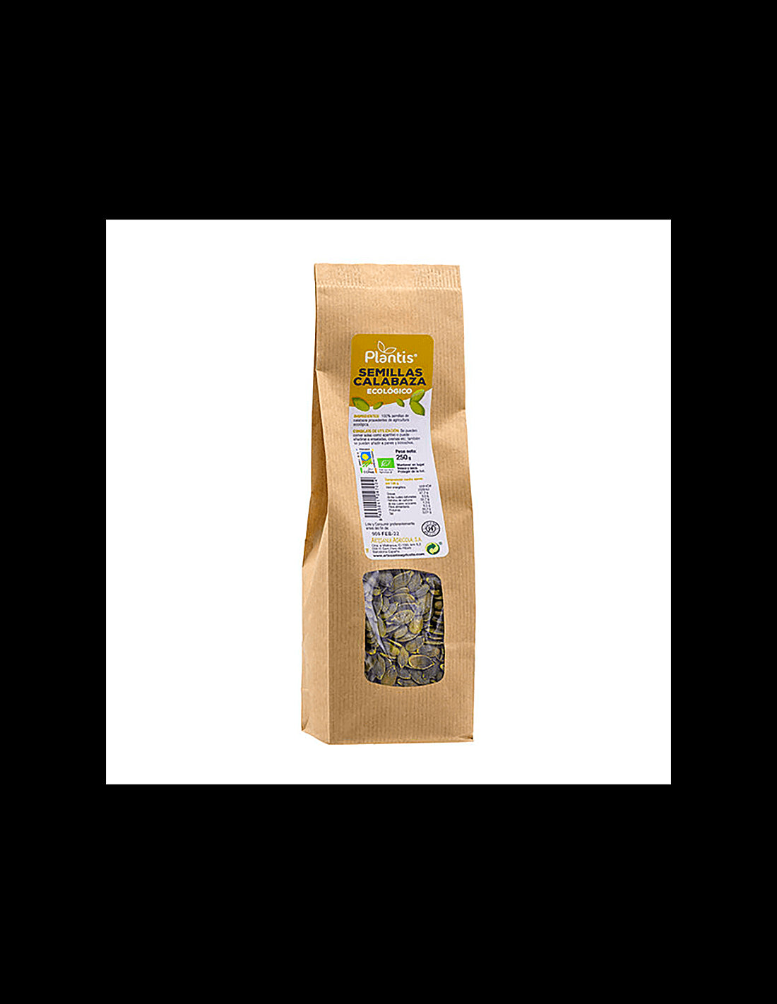 Seminte de dovleac (crude) - Plantis®, BIO, 250 g