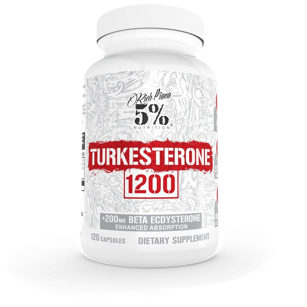 Τουρκεστερόνη 1200 | με Beta-Ecdysterone &amp; AstraGin - 120 κάψουλες