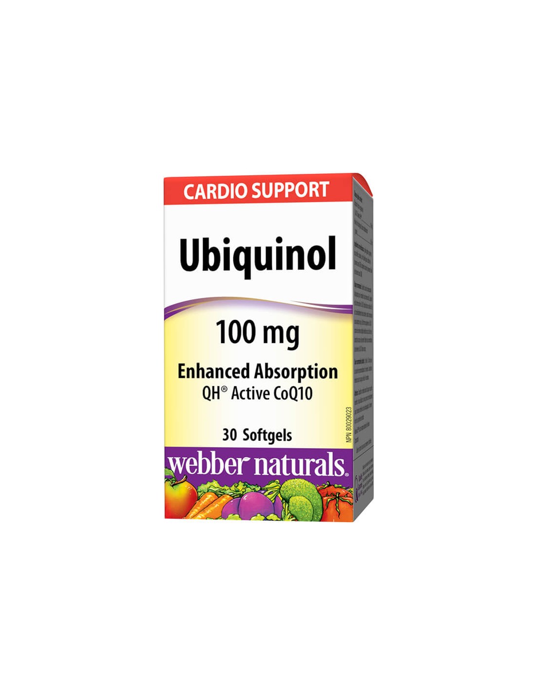 Ubiquinol Active CoQ10 – Убиквинол активен коензим Q10,30 софтгел капсули Webber Naturals