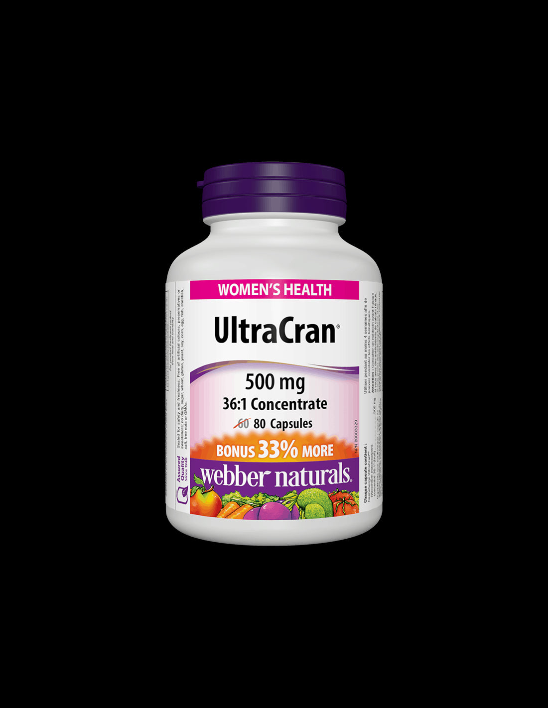 UltraCran® / Concentrat Cranberry 36:1 500 mg x 80 capsule