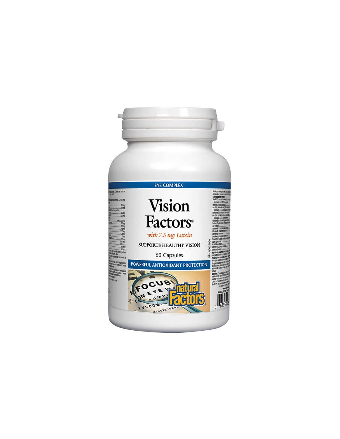 Vision Factors Strong Vision Formula, 60 de capsule Natural Factors