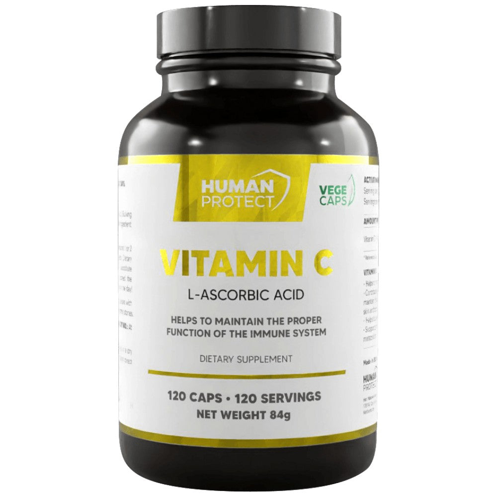 Vitamin C 500 mg | L-Ascorbic Acid - 120 капсули