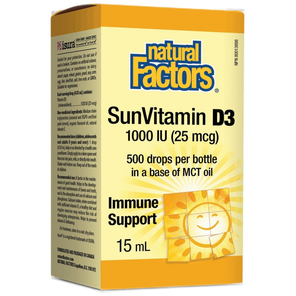 Vitamin D3 1000 IU Drops - 15 мл