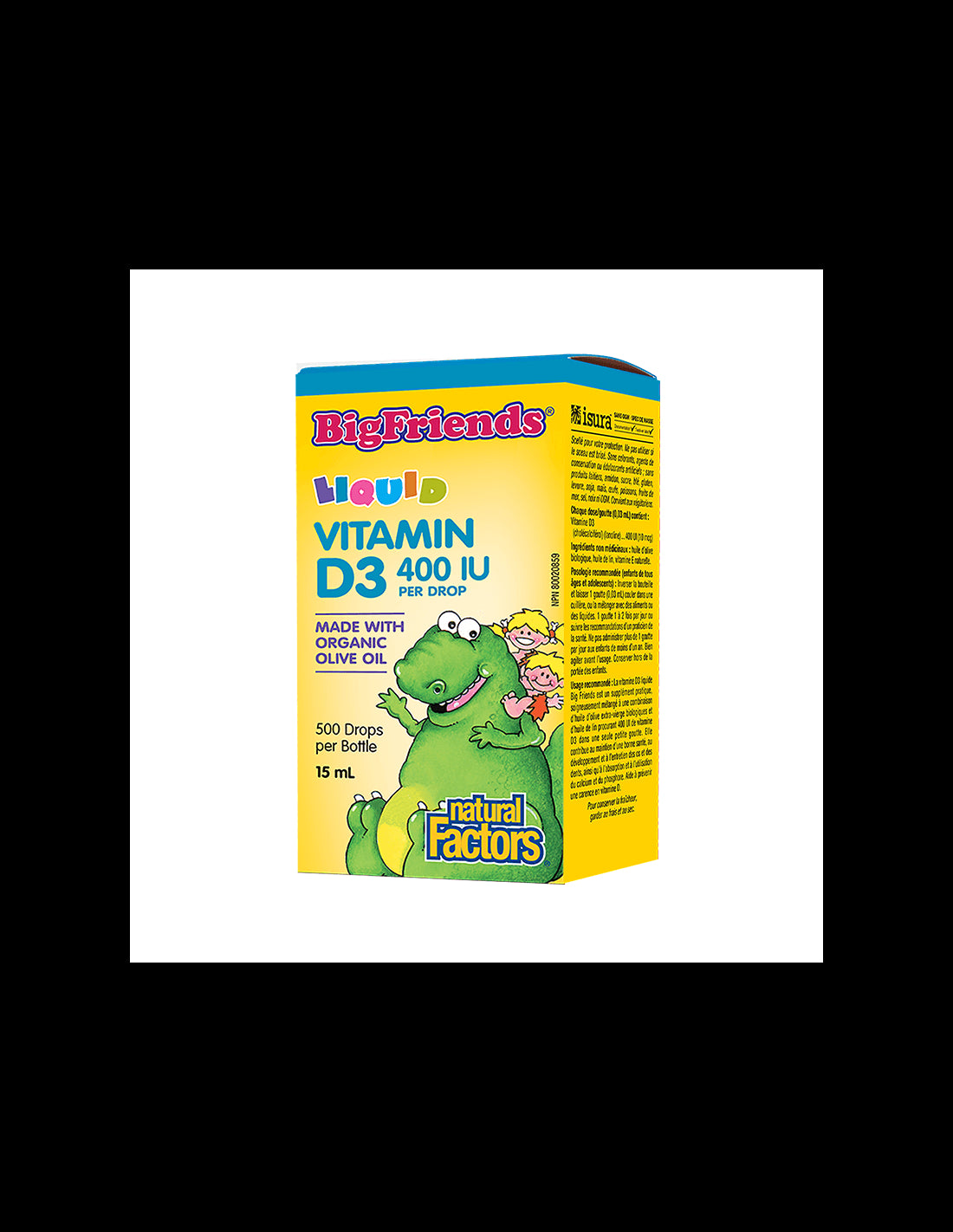 BigFriends Liquid Vitamin D3 for Kids 400 IU - 15 мл