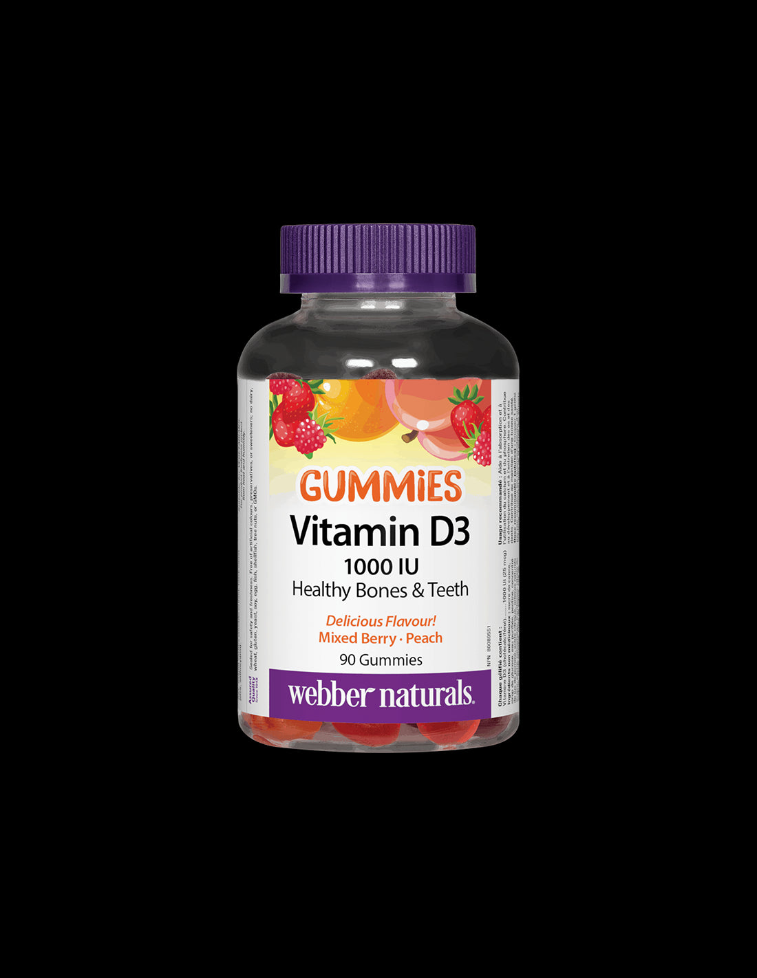 Vitamin D3 Gummies / Vitamin D3, 1000 IU, 90 ταμπλέτες ζελέ