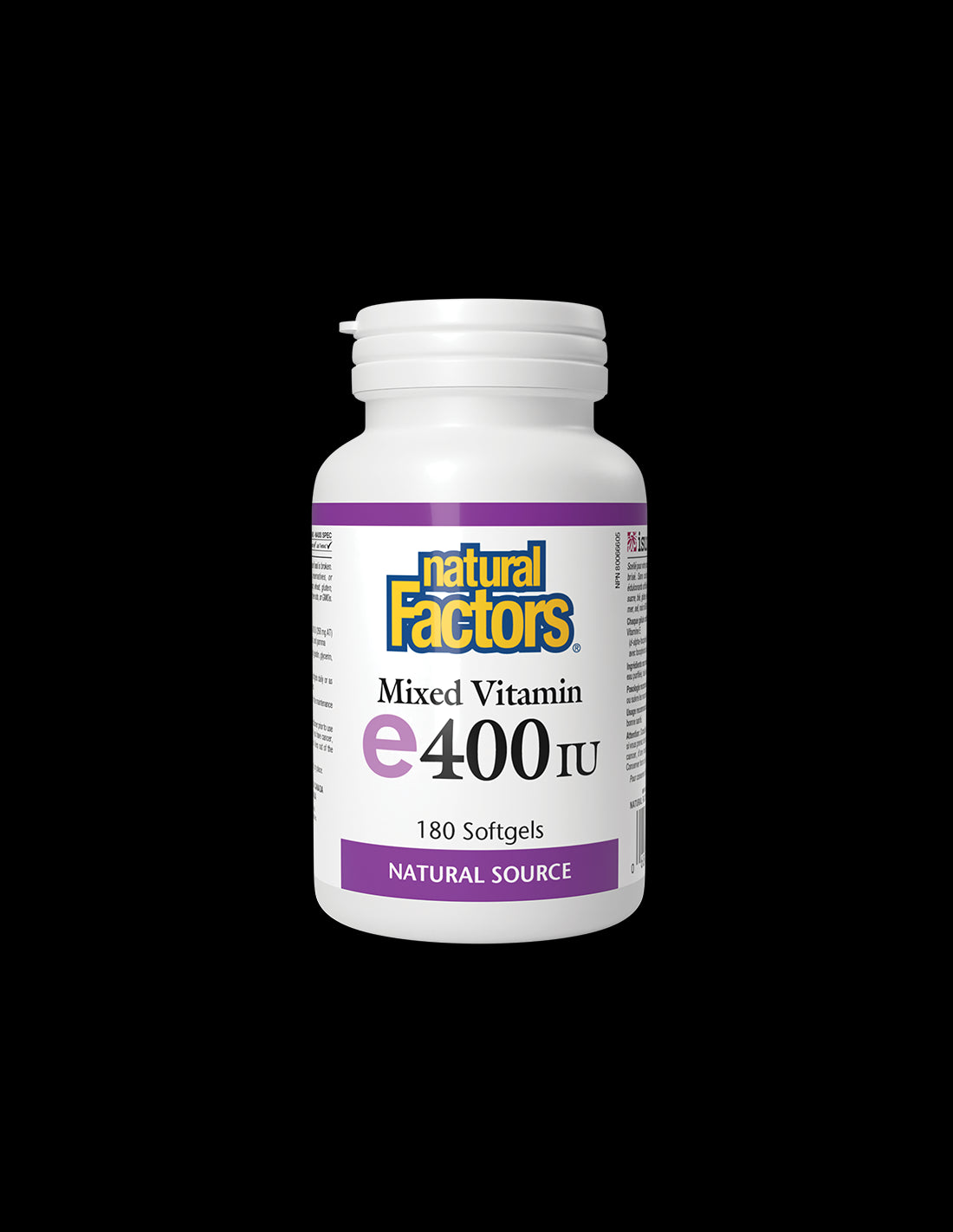 Vitamina E (amestec de tocoferoli) - antioxidant, 268 mg/ 400 UI Natural Factors