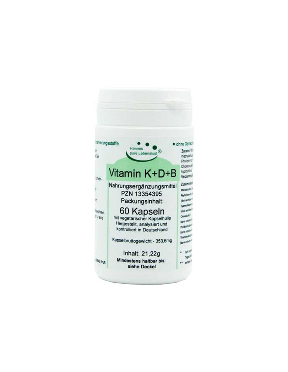 Vitamin K + D + B - Витамин K + D + B, 60 капсули El Compra