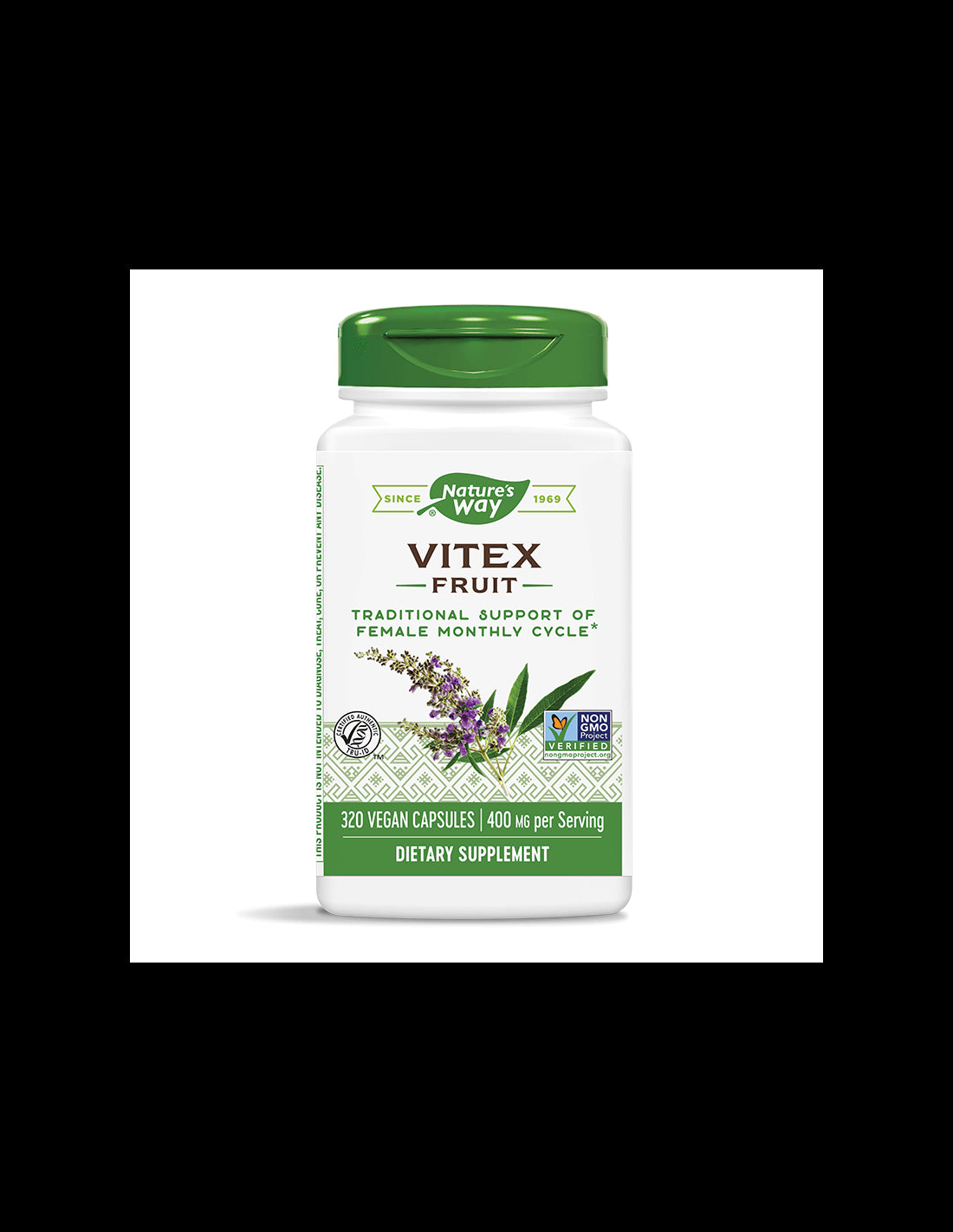 Vitex Fruit/ Витекс (плод) 400 mg x 320 капсули Nature’s Way