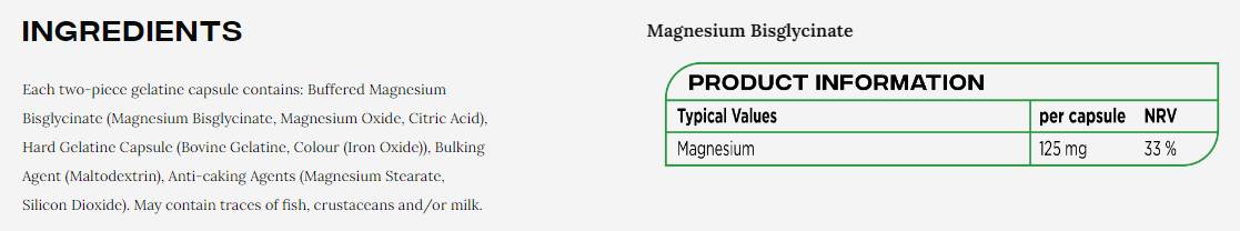 Albion Chelated Magnesium Bisglycinate - 90 капсули