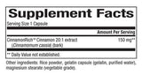 Extract de scorțișoară 150 mg 60 capsule