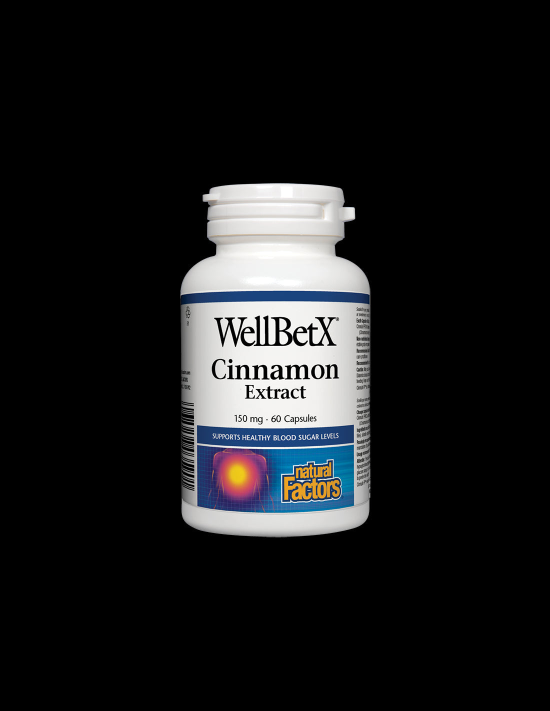 WellBetX® Extract de scorțișoară 150 mg - 60 capsule