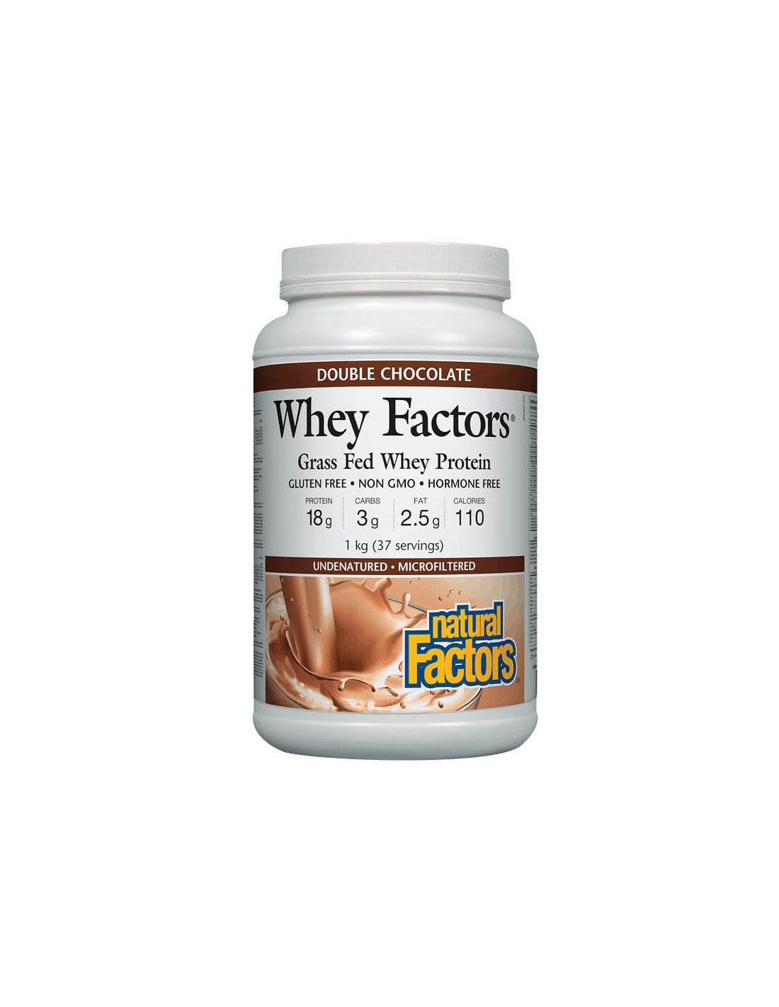 Whey Factors® Grass Fed Whey Protein | Chocolate - 1000 грама