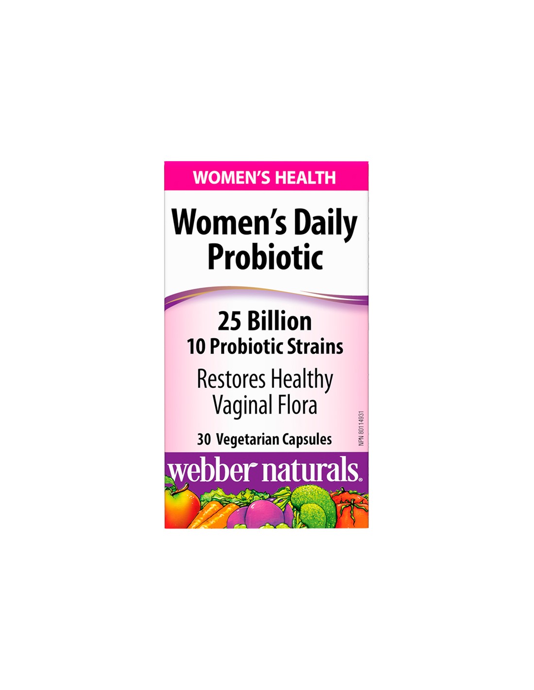 Women’s Daily Probiotic - Пробиотик за Жени 25 млрд. активни пробиотици, 10 щама, 30 капсули