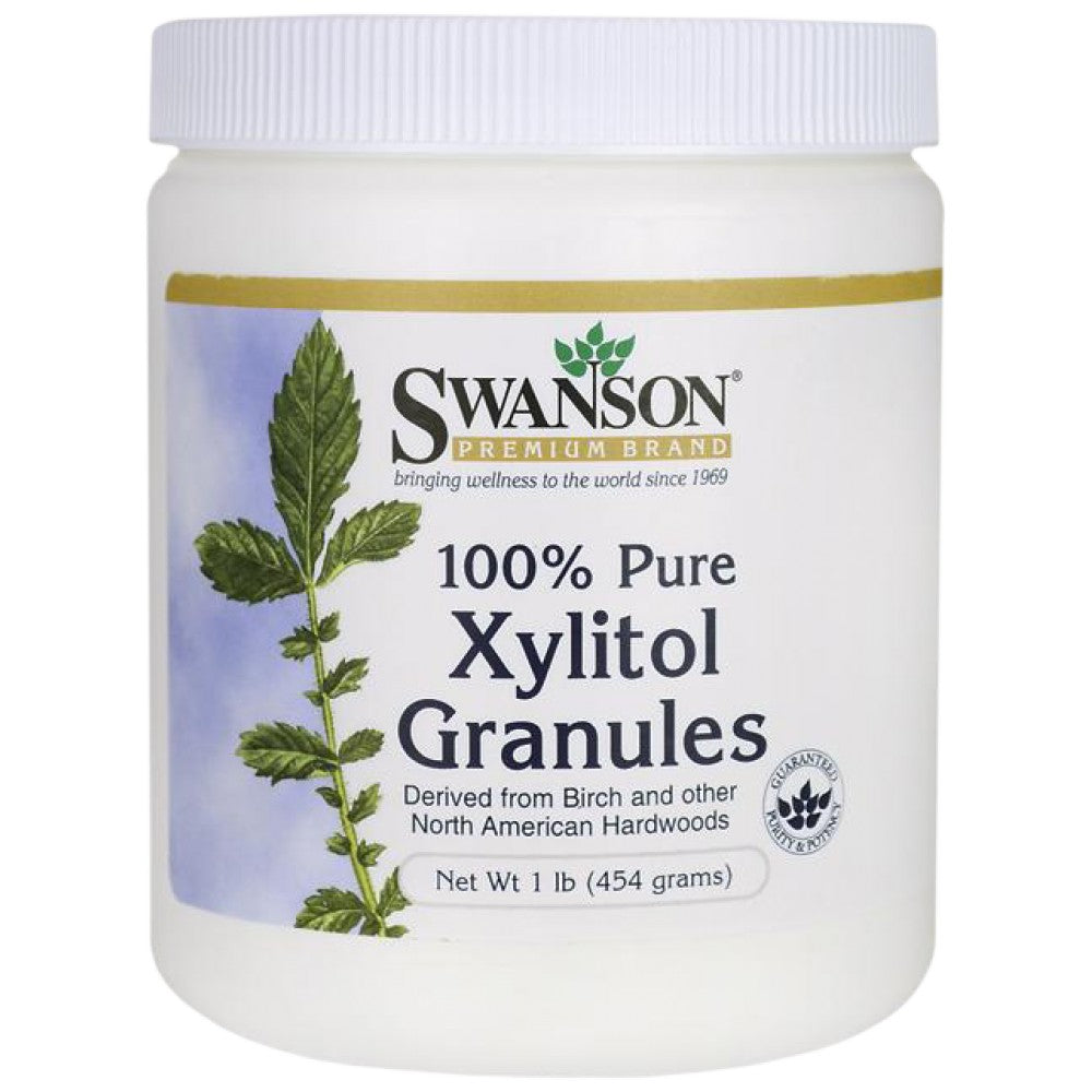 100% Pure Non-GMO Xylitol Granules 454 грама