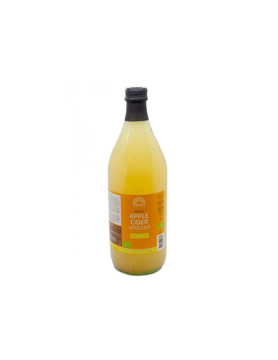 Otet de mere - nefiltrat, organic, 1 L