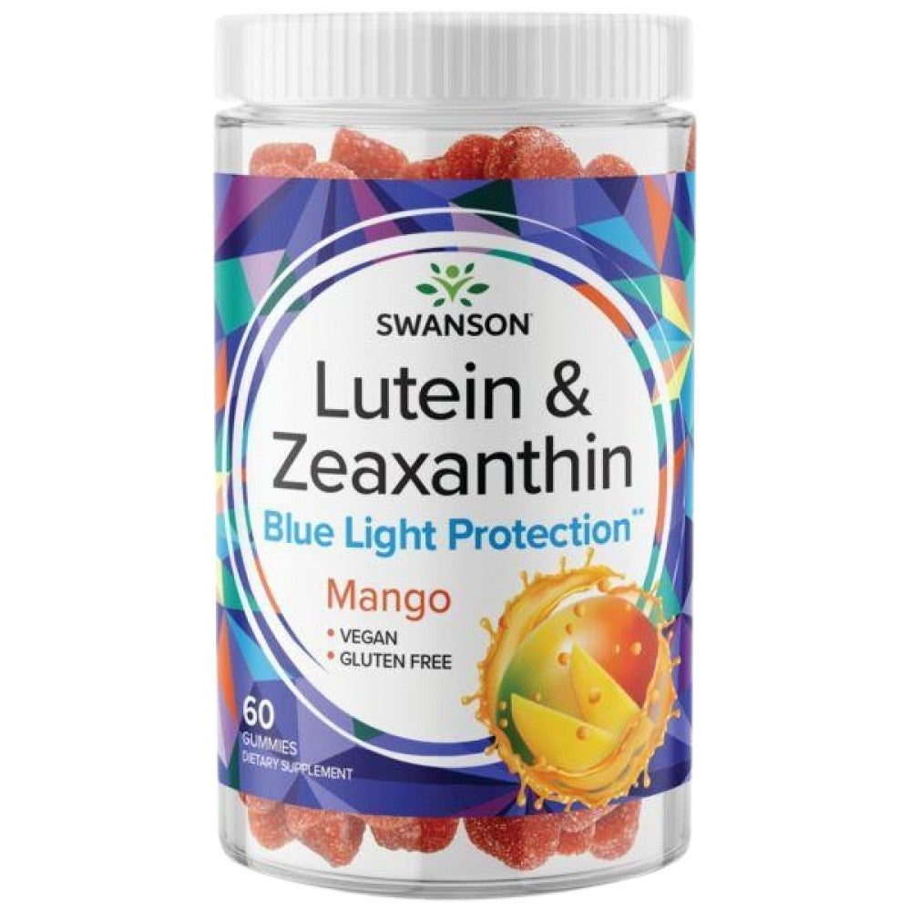 Lutein & Zeaxanthin Gummies | Mango - 60 Дъвчащи таблетки