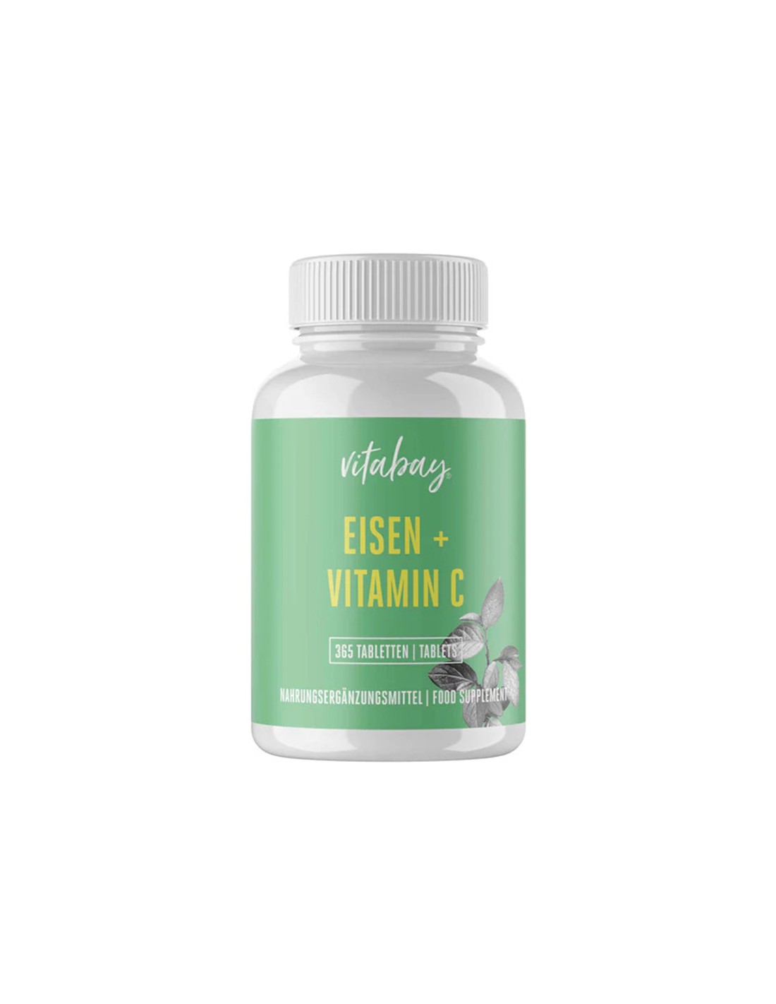 Fier + Vitamina C, 365 tablete Vitabay