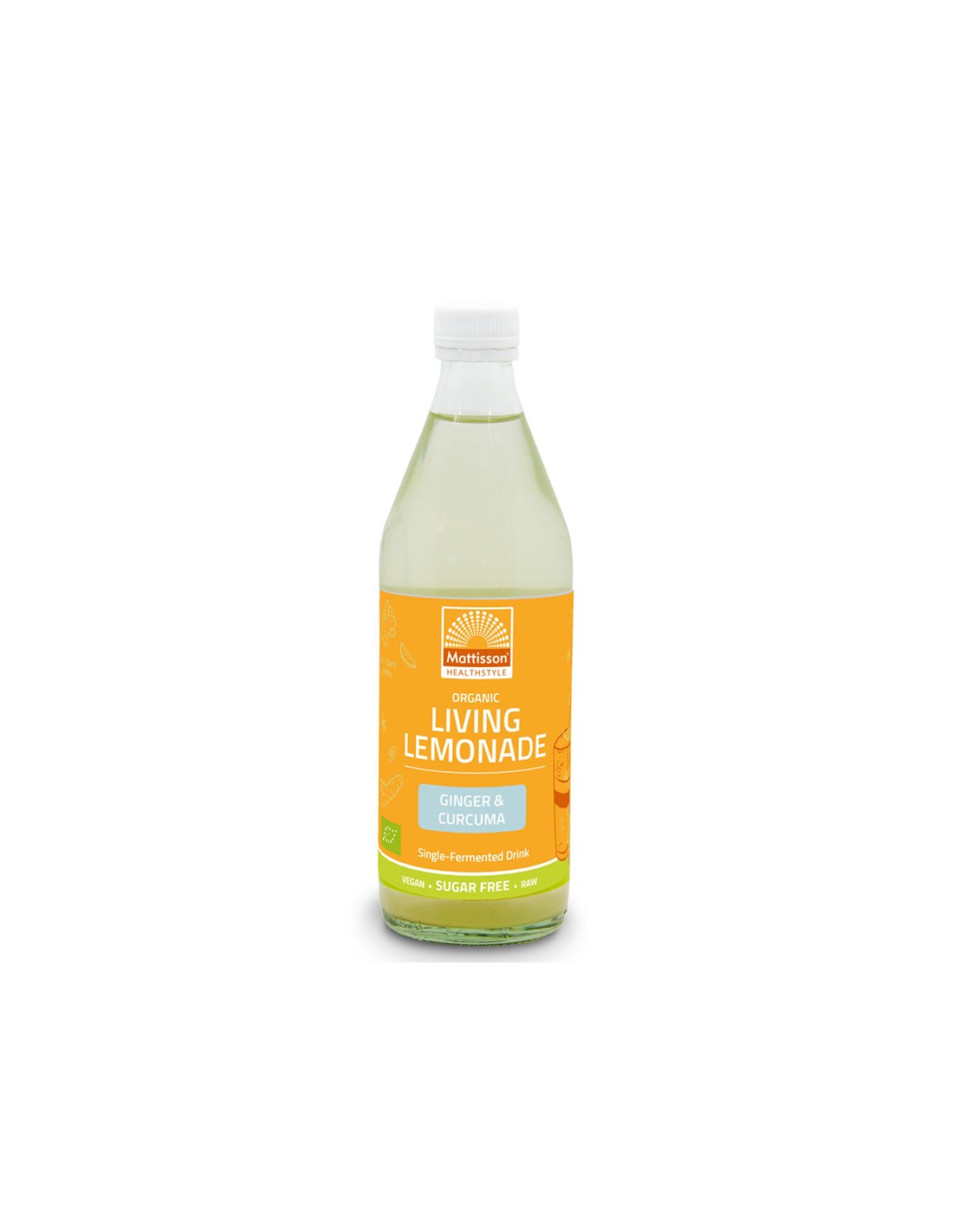 Limonada vie cu ghimbir si turmeric BIO, 500 ml