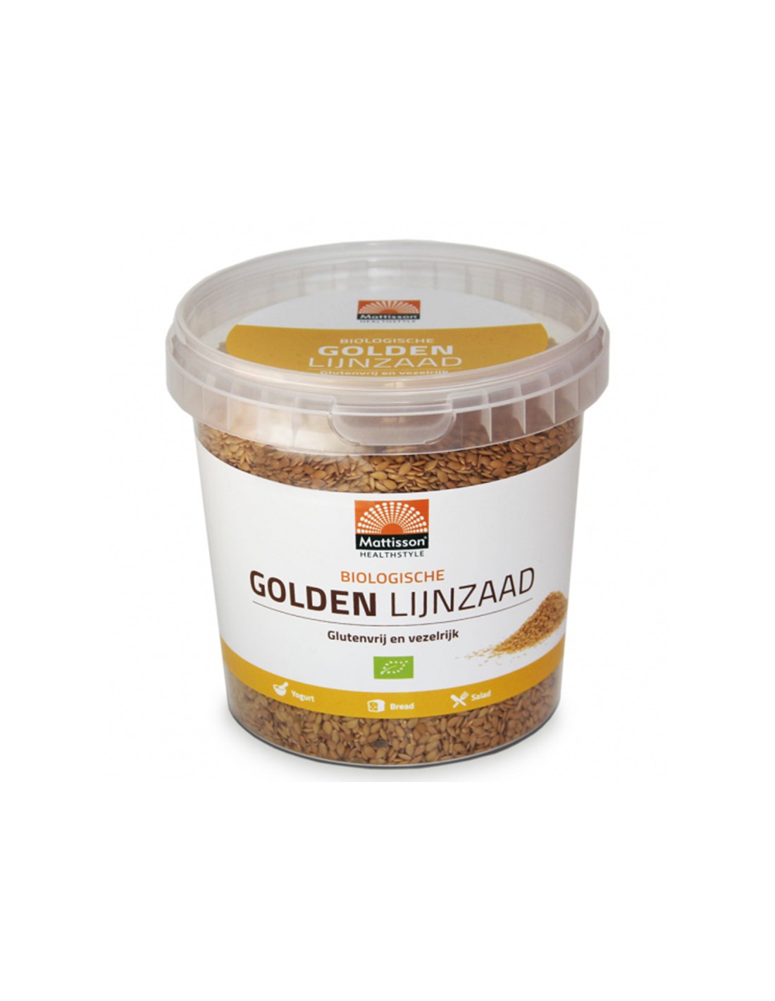 Seminte de in Golden (crude) Organic, 500 g