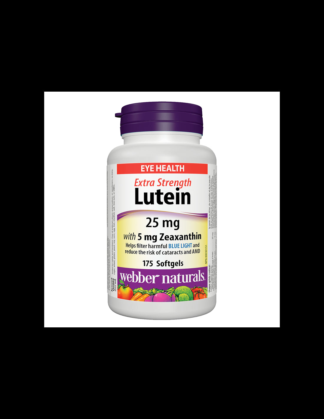 Vision - Luteină 25 mg + Zeaxantina 5 mg, 175 capsule softgel